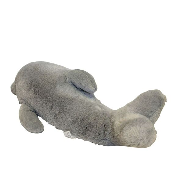 VTG 90s Douglas Little Cuddlers Dolphin Plush 17" Gray Realistic‎ Stuffed Animal - Picture 8 of 12